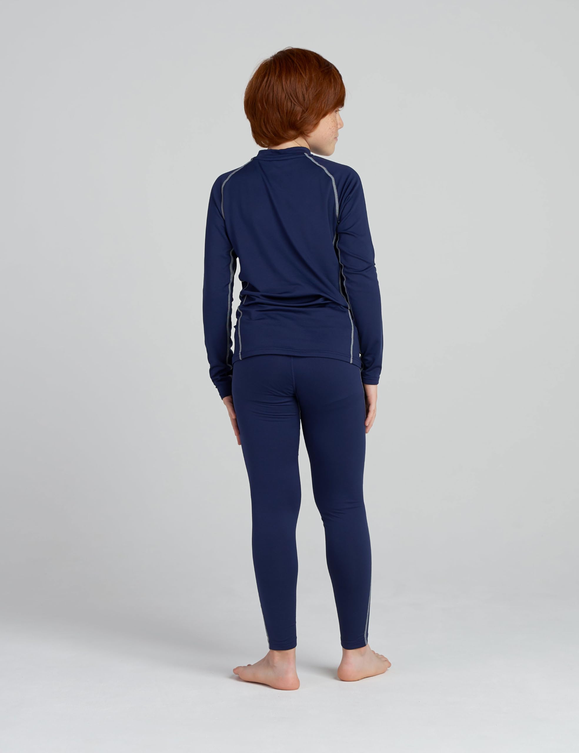 LAPASA Completo Termico Sportivo per Bambini Peso Leggero Set Coordinato Maglia e Pantaloni B21 - Traspirante Caldo