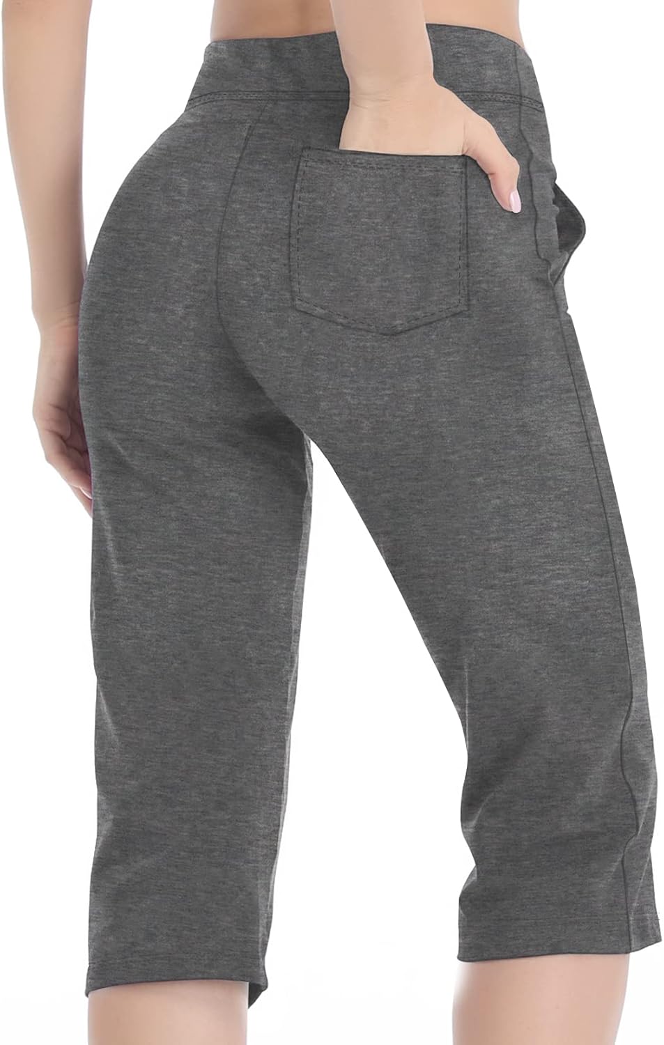 RIMLESS 7 Women's Yoga Pants with Pockets High Waist Stretch Pants Tummy Control Workout Pants - Image 6