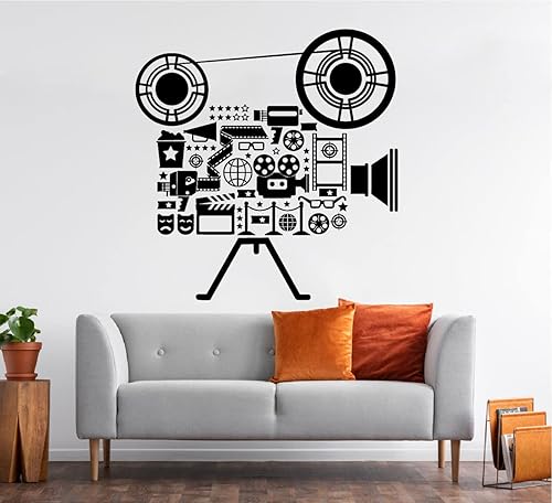 Miniatura 2 de Película Drama Herramienta Pegatinas Vinilo Sala de Arte de Filmación DIY Pegatinas autoadhesivas Estilo de película Fondos de pantalla Nuevo LC1596
