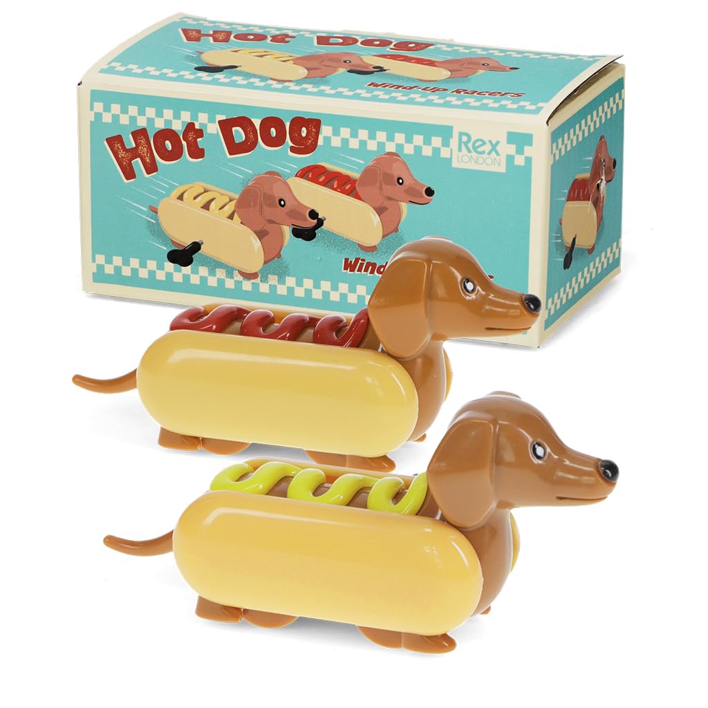 Rex London Wind-up racers (set of 2) - Hot Dog