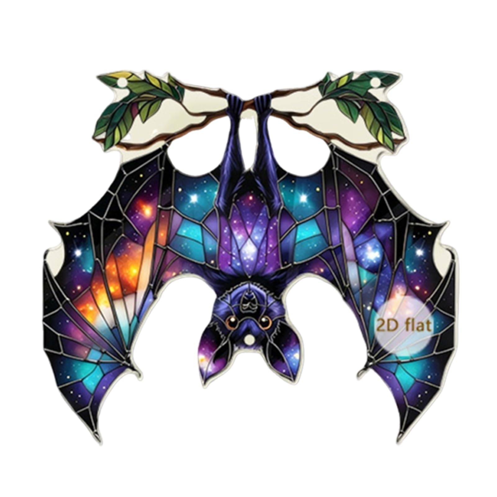 Ghost Window Sun Catcher, Sun Catchers with Bat Pumpkin, Outdoor Hanging Ornaments, Colourful Window Decor for Home Garden Conservatory Wall, for Mum Grandma G