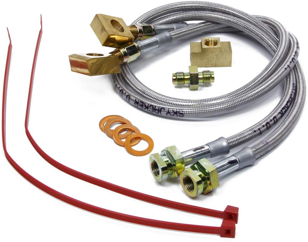 Skyjacker (FBL91) 4"- 6" Stainless Steel Brake Line - Pair