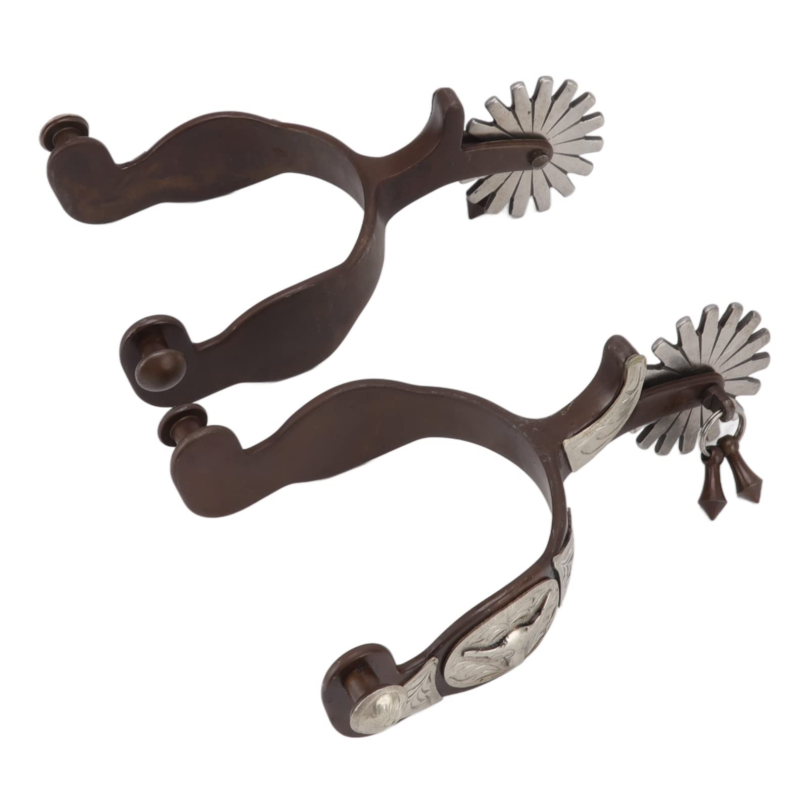 Éperons pour chevaux de cow-boy pour corriger la trajectoire, lot de 2 rétro