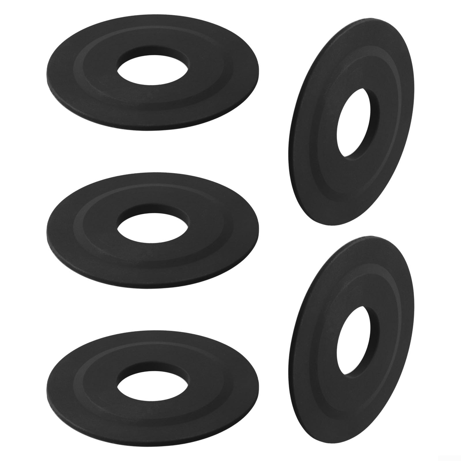 Toilet Flush Valve Seal for Siamp 45 and Storm 33A, 2.85 Inch Black Silicone Rubber Washer, Precision Fit Replacement Part to Prevent Leaks, for ensure Long Lasting Performance and Save Water(5pcs)