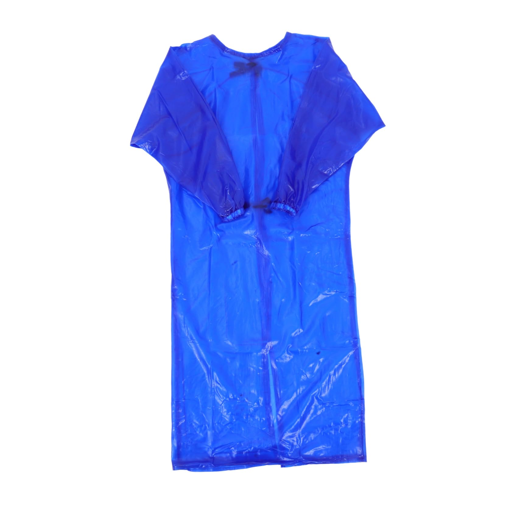 NUOBESTY Langarmbluse wasserdichte Schürze Laborkittel Schürzen Masse Bulk-Schürzen Küchenschürzenärmel Geschirrspülschürze wasserdicht Laborjacke PVC Blue