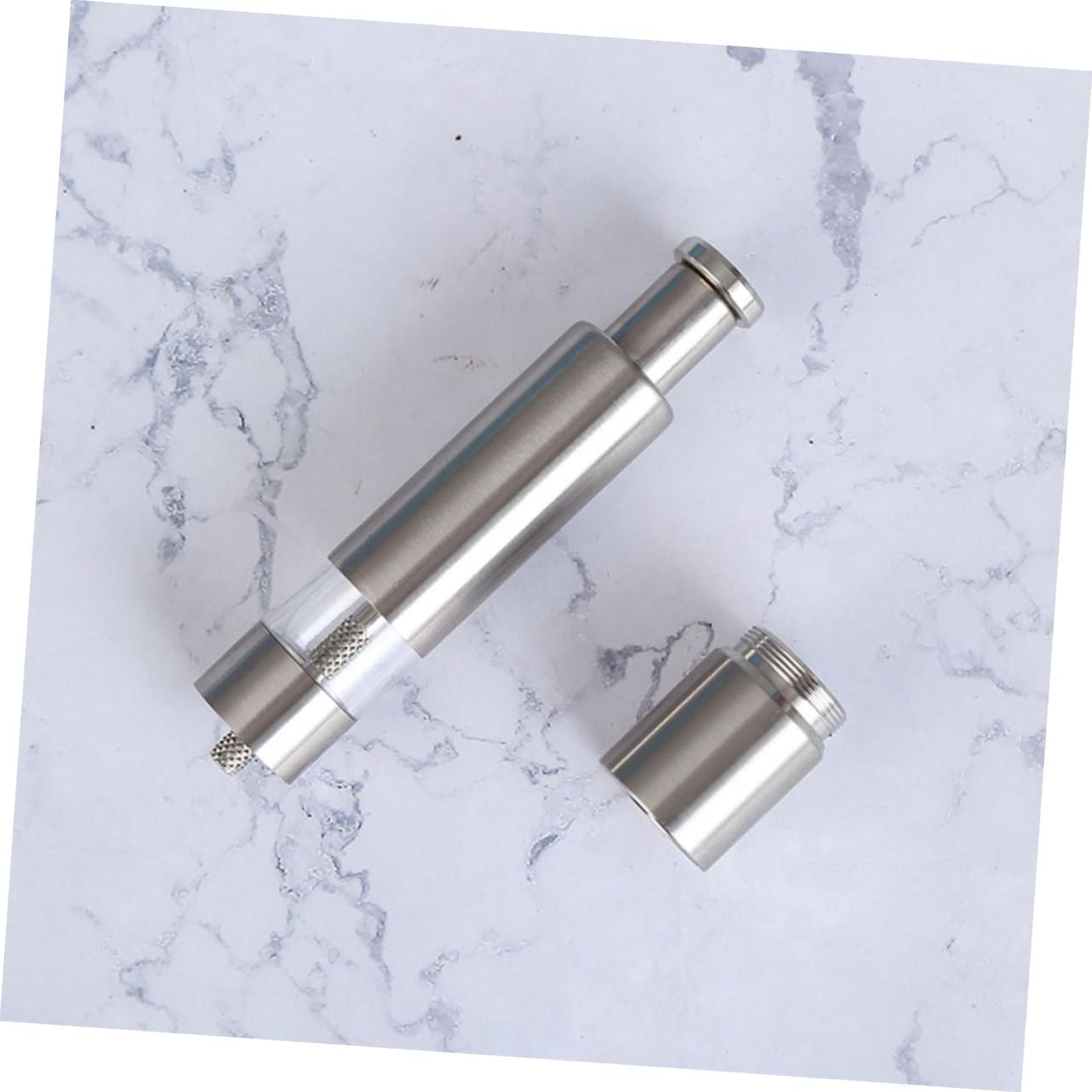 COLLBATH Manual Pepper Mill Compact Stainless Steel Pepper Grinder Hand Crank for Kitchen Cooking Bbq Picnics Parties Easy to Clean Efficient Shaker