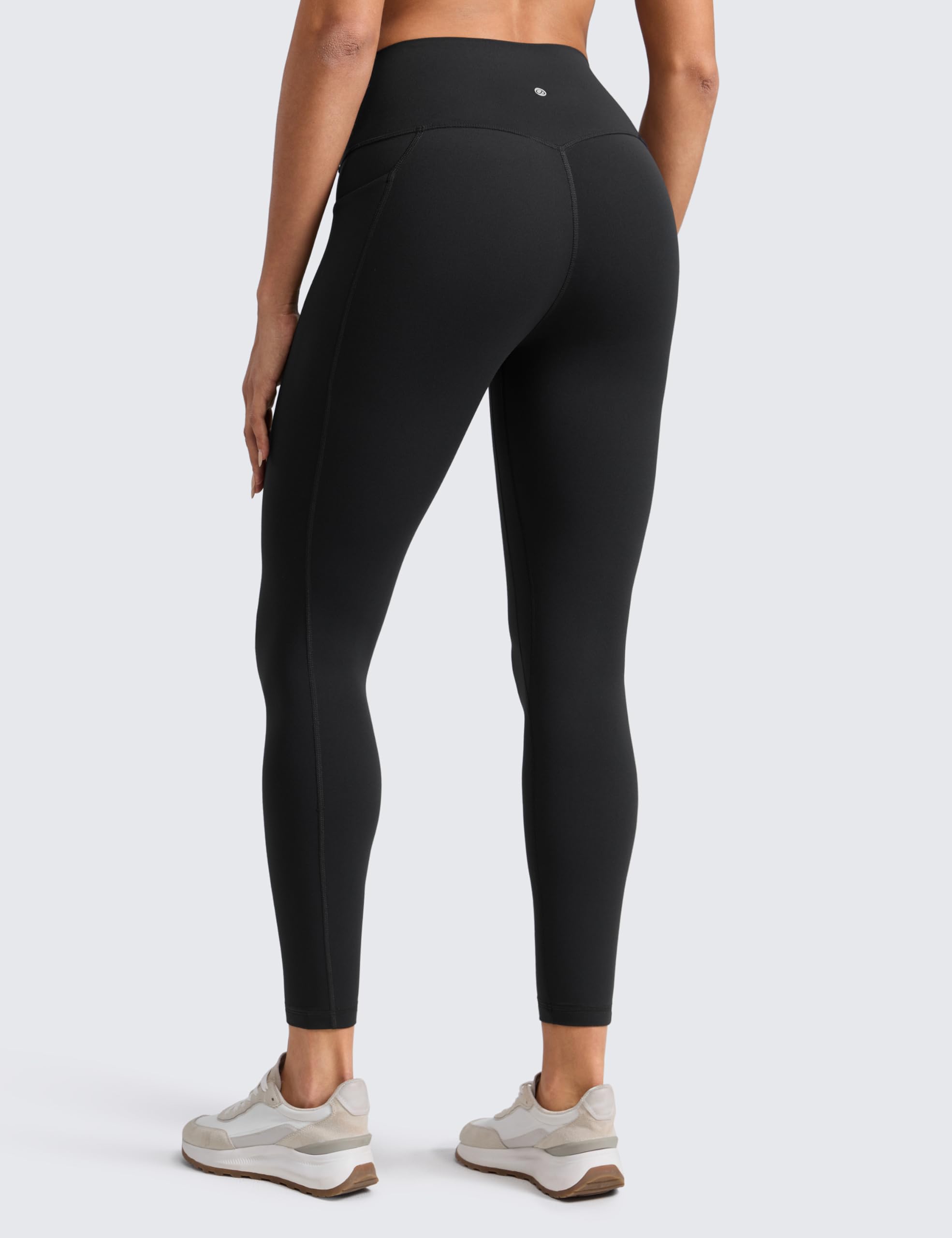CRZ YOGA Butterlift Leggings con Bolsillos 64cm | Mantecoso Suave, Compresión Moderada, con Bolsillos laterales, Entrenamiento, Pilates, Cintura Alta, para Mujer