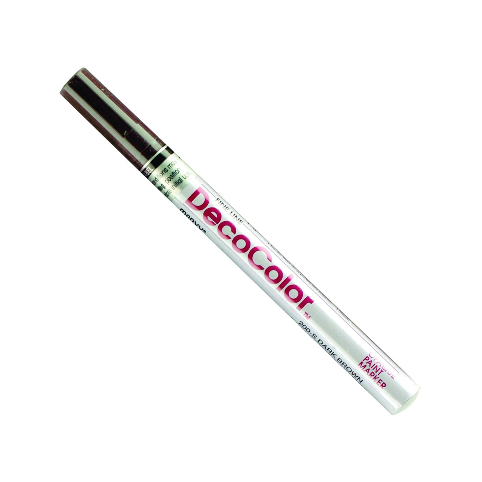 Uchida 200-C-70 Marvy Deco Color Fine Point Paint Marker Art Supplies, Dark Brown