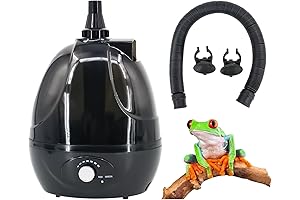 Reptile Fogger Large Tank Reptile Humidifiers with Extendable Hose for Reptiles Amphibians Vivarium