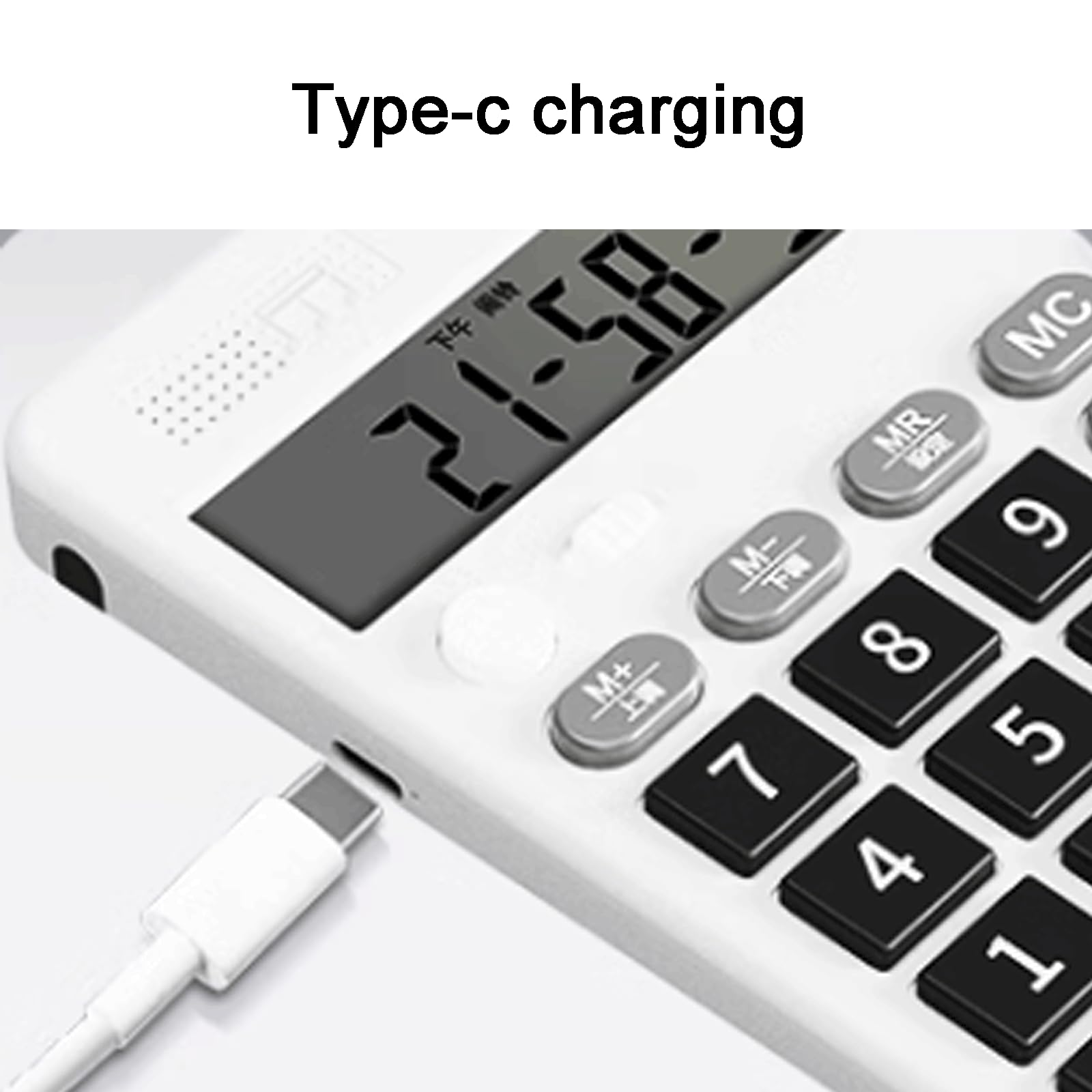 Versatile Calcolatrice da Tavolo Calcolatrice per Tablet con Scrittura a Mano Calcolatrice Intelligente a Schermo Grande Calcolatrice di Ricarica Multifunzione Conveniente