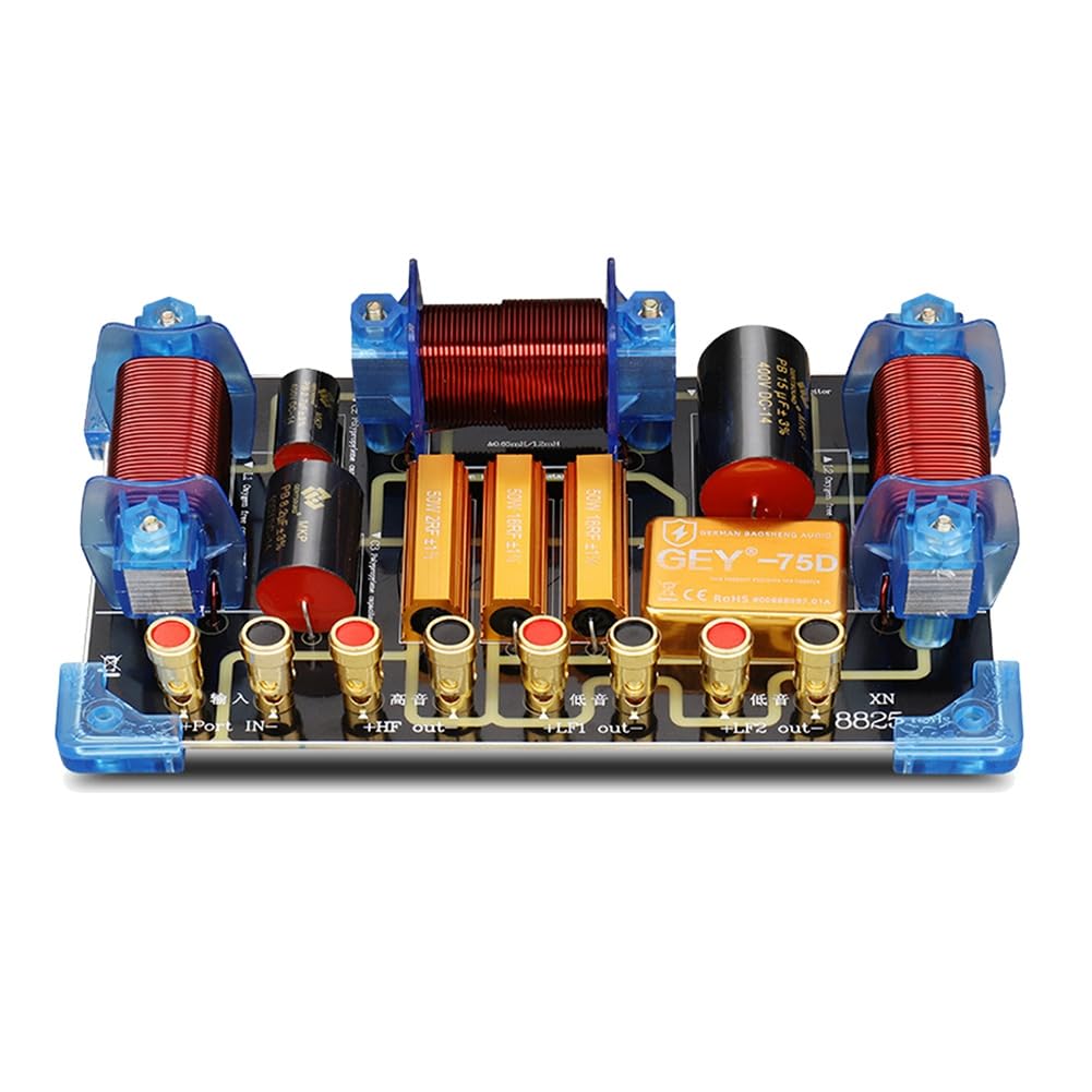 Diviseur de fréquence audio 1800 W 2 voies pour haut-parleur Crossover 30,5 cm Performance de scène Diviseur de fréquence haute puissance