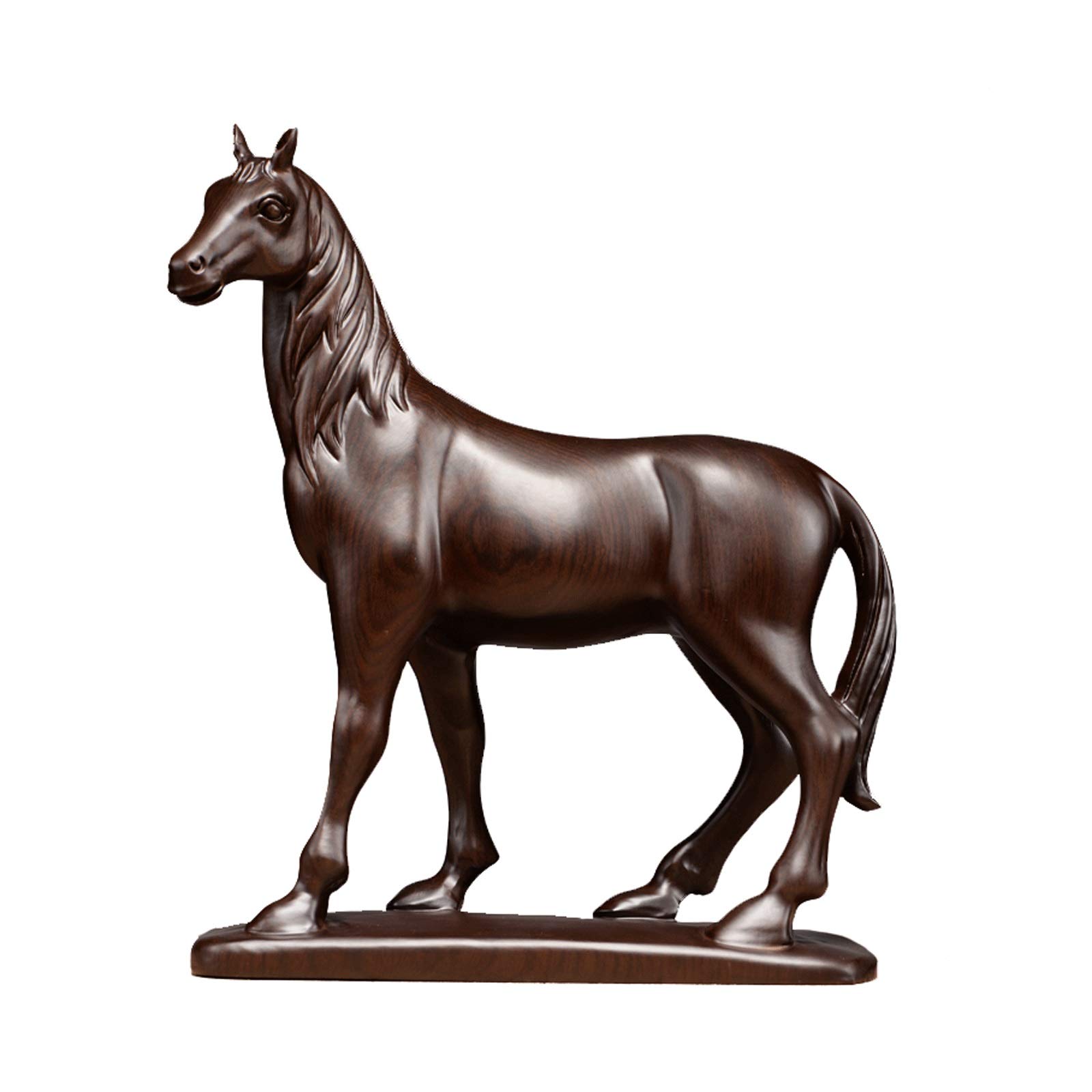 YNIYUJKL Feng Shui Chinese Zodiac Horse Statue Sculpture Home Office Decoration Tabletop Decor Ornaments For Wealth And Success Good Lucky Gifts Creative Figurine Sculptures