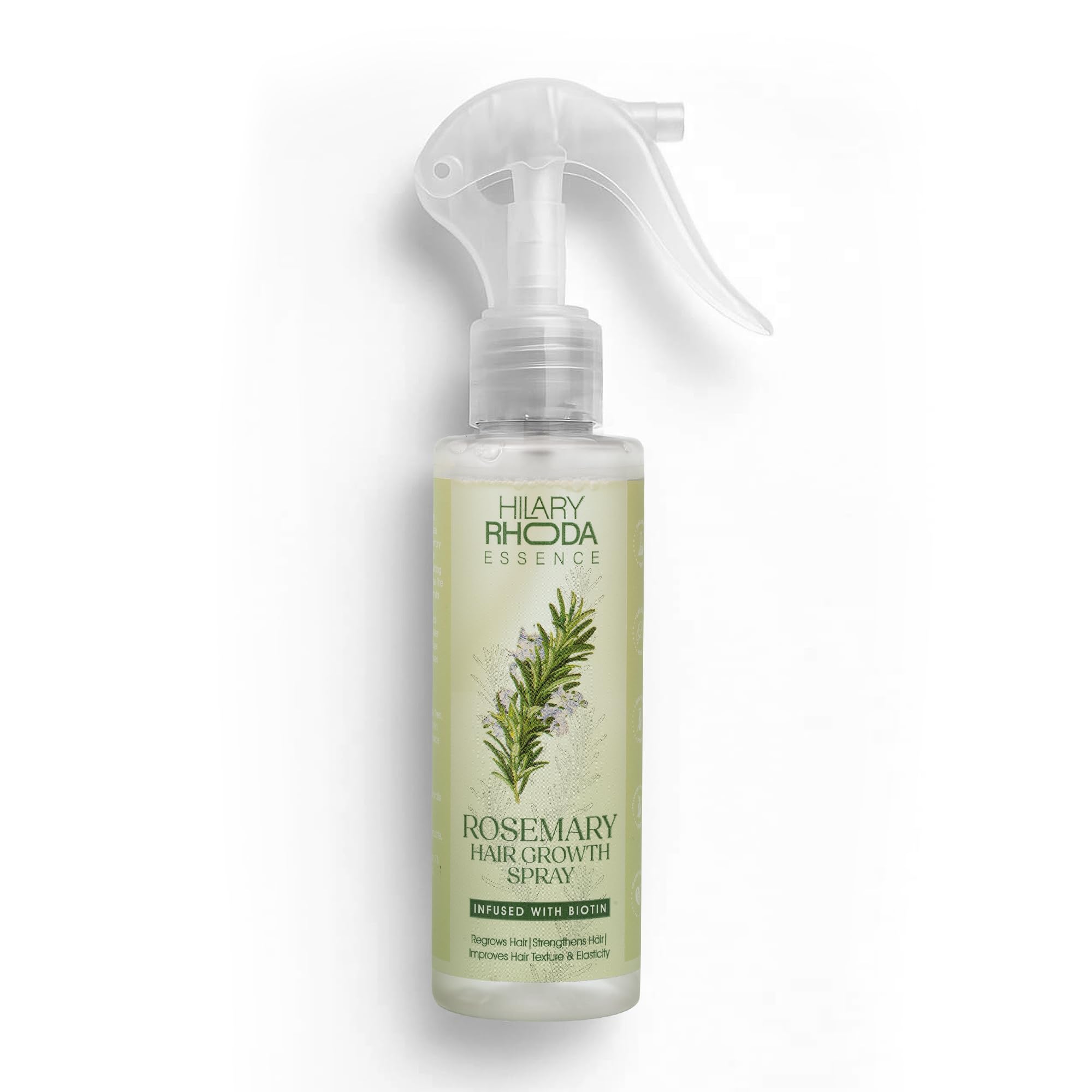 Hilary Rhoda Rosemary Hair Growth Spray | 100% Natural & Hair Thickening Spray | Infused with Biotin | Easy to Use | Improves Texture & Elasticity | Strengthen Hair & Mess-free | For All Hair Types - 100ml