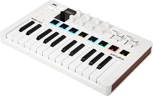 Arturia MiniLab 3 - Universal MIDI Controller for Music Production,