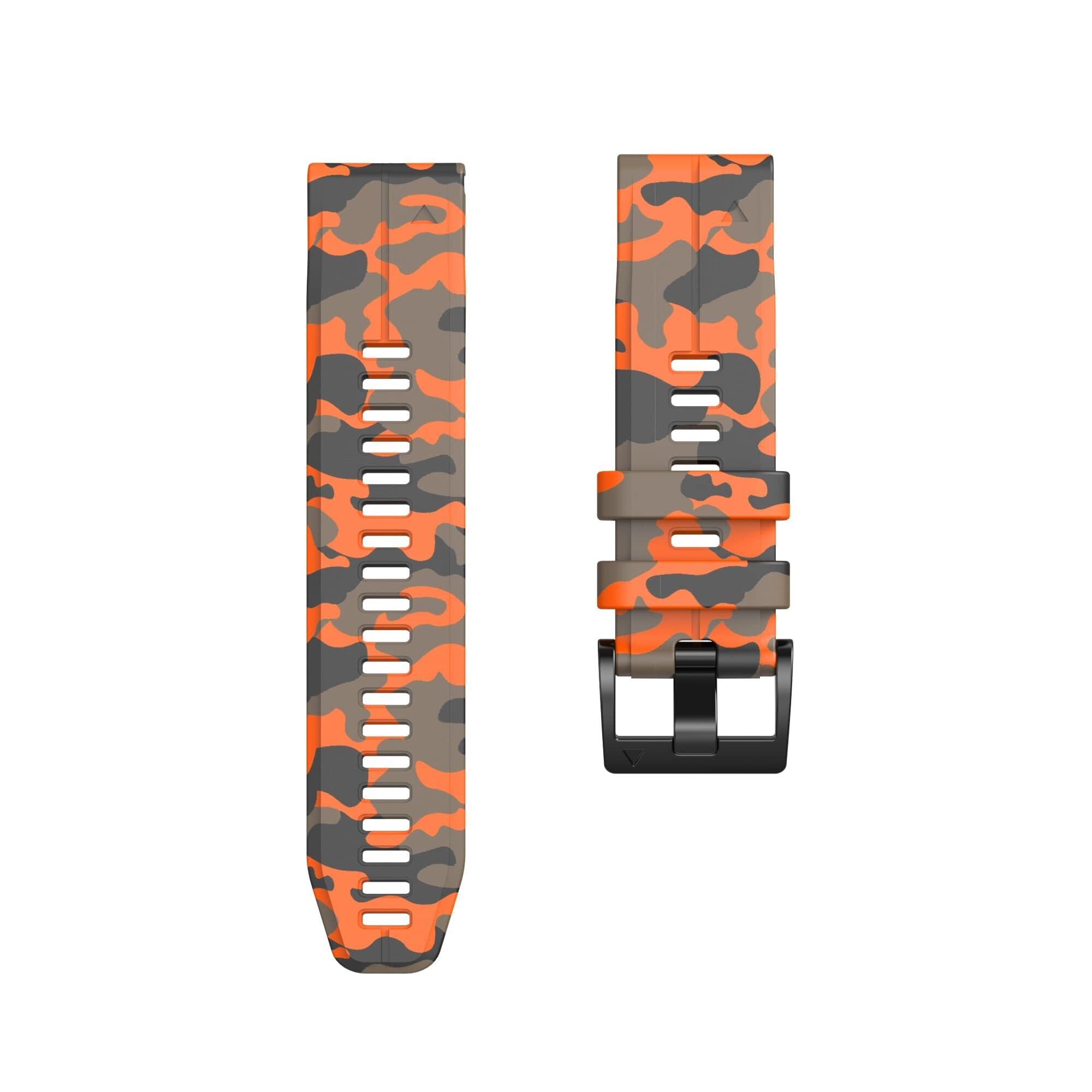 Do pasków Fenix 7X, silikonowe paski do zegarków 26 mm, zamiennik do smartwatchy Fenix 5X / Fenix 5X Plus/Fenix 6X / Fenix 6X Pro/Tactix Delta/Descent Mk2i