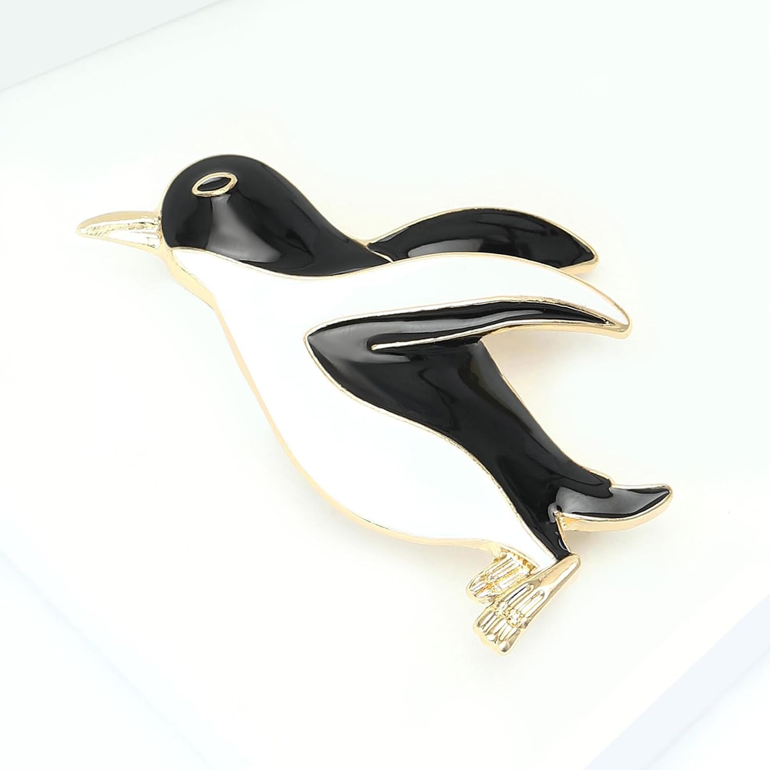 Cute Enamel Penguin Brooch Zinc Alloy Animals Pins for Women Lightweight Lapels Bags Accessories Charms image 2