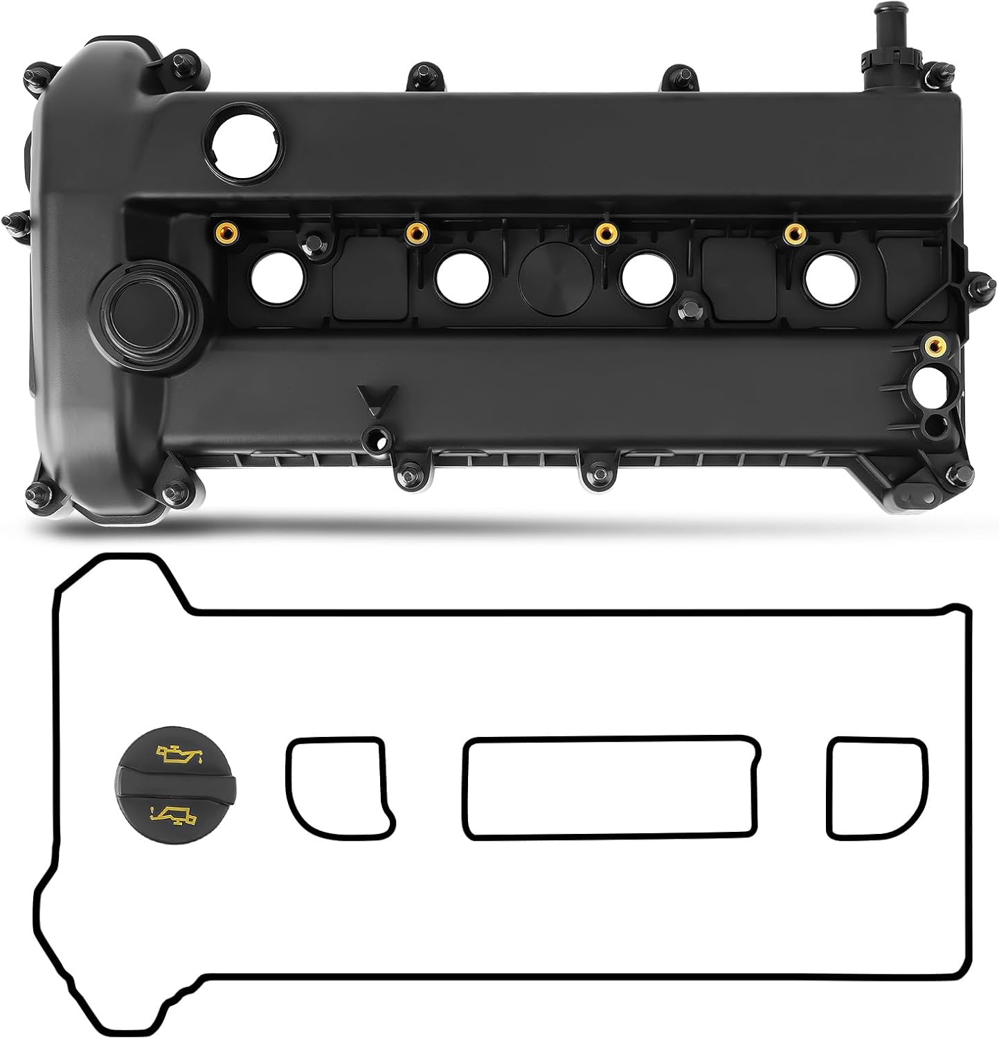 maXpeedingrods Engine Valve Cover for Mazda 3 2.0L 2.3L L4 DOHC 2006-2009 Repalce L3N510210A L3N510210B