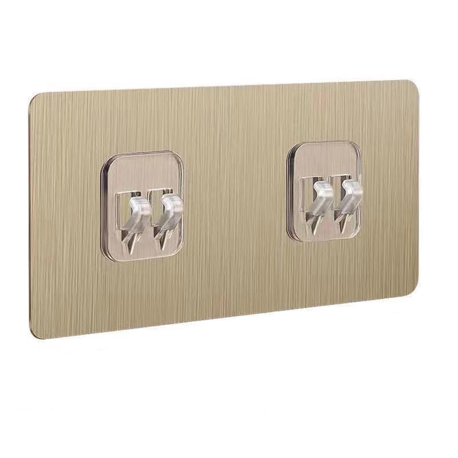 XAGMODSHN Practical Adhesive Wall Hooks Water Resistant Wall Hangers Functional Use in Various Rooms for Clothes and Accessories Adhesive Hooks