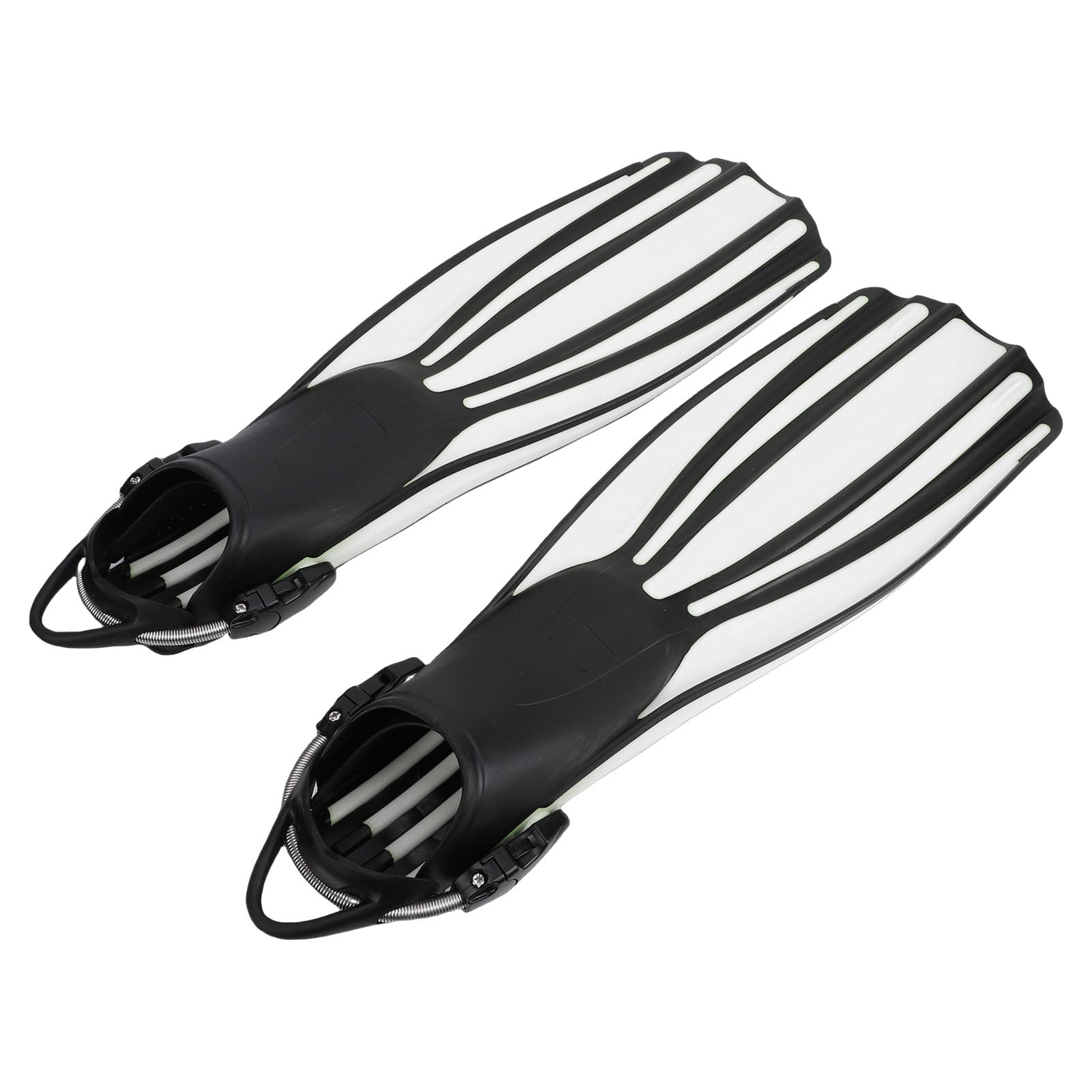 XUMIUZIY Aletas de Buceo Ajustables Diseño Eficiente para Hombres Mujeres Natación, Material TPR, 1 Par de Aletas de Buceo Largas Equipo de Snorkel para Deportes Acuáticos Versátiles