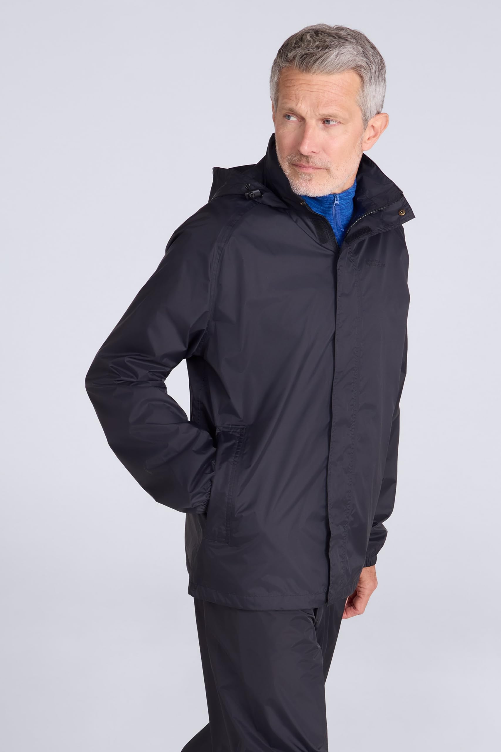 Mountain Warehouse Chaqueta Impermeable para Hombre Pakka