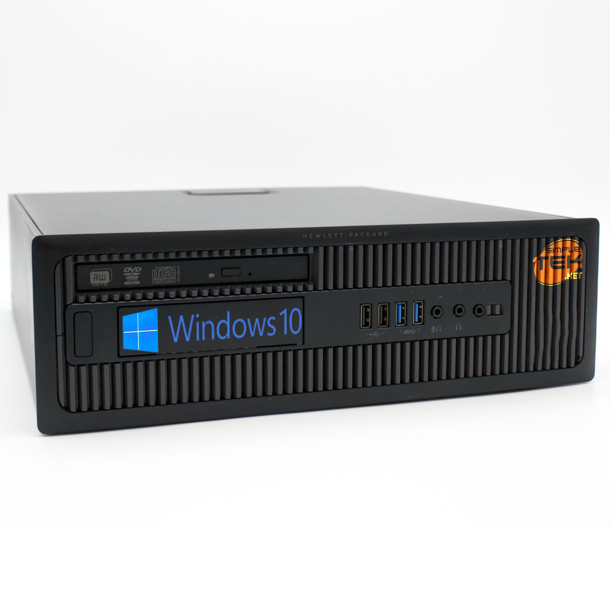 Komputer stacjonarny komputer stacjonarny HP EliteDesk 800 G1 SFF i5 4430 do 3.2 GHz RS232 Windows10 Pro Biznes Office (Odnowiony) (bez anteny WiFi USB, 8GB RAM SSD 240 GB)