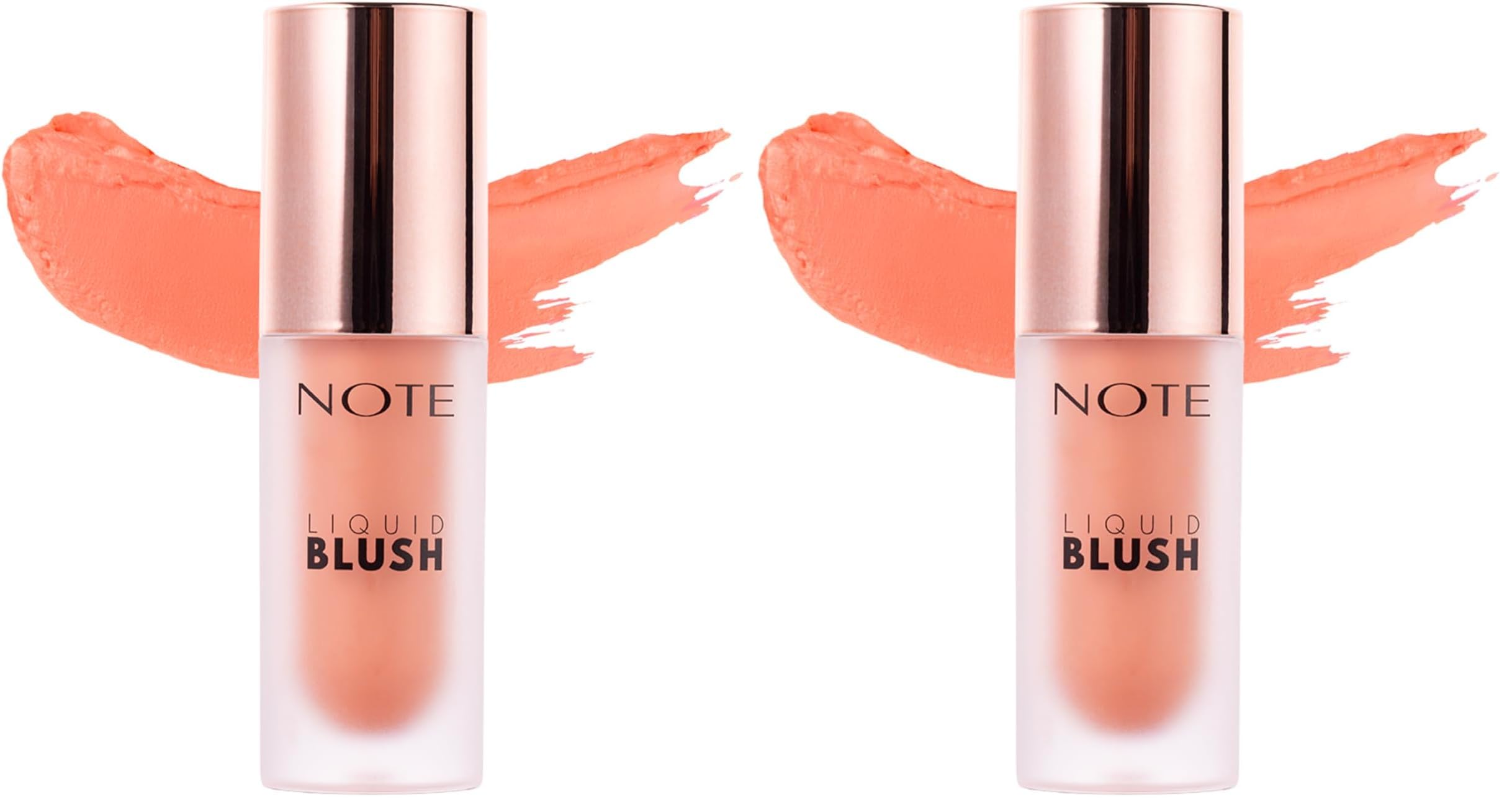Note Cosmetics Liquid Blush Nemlendirici Etkili Likit Allık - 10 Peach (Işıltılı) (2 paketi)