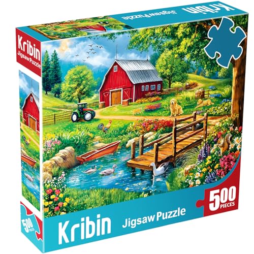 Puzzle de 500 piezas para adultos - Rompecabezas - Spring Farm miniatura 2