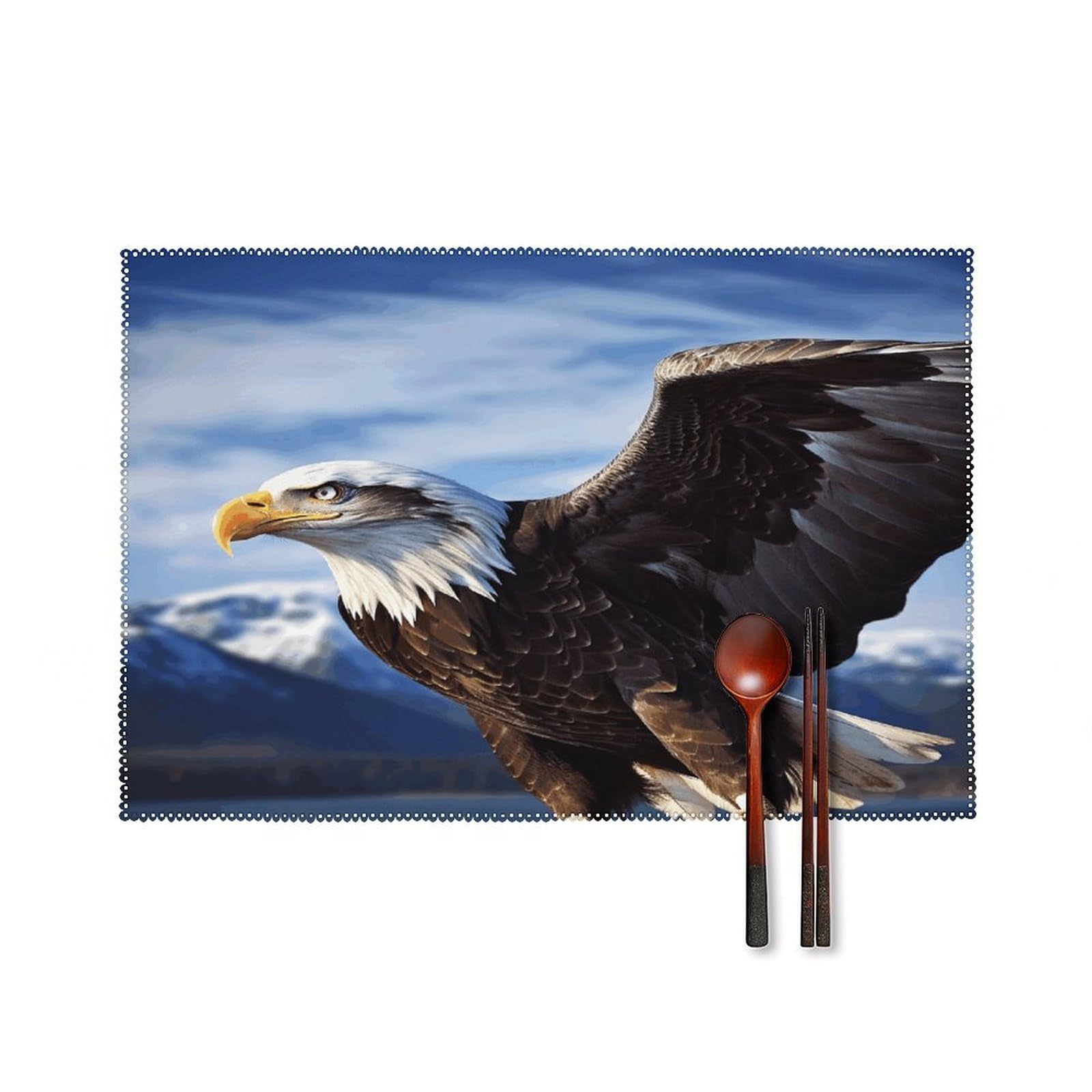 Fodpand Style Eagle1 Placemats Set Of 4 Place Mats Table Mats