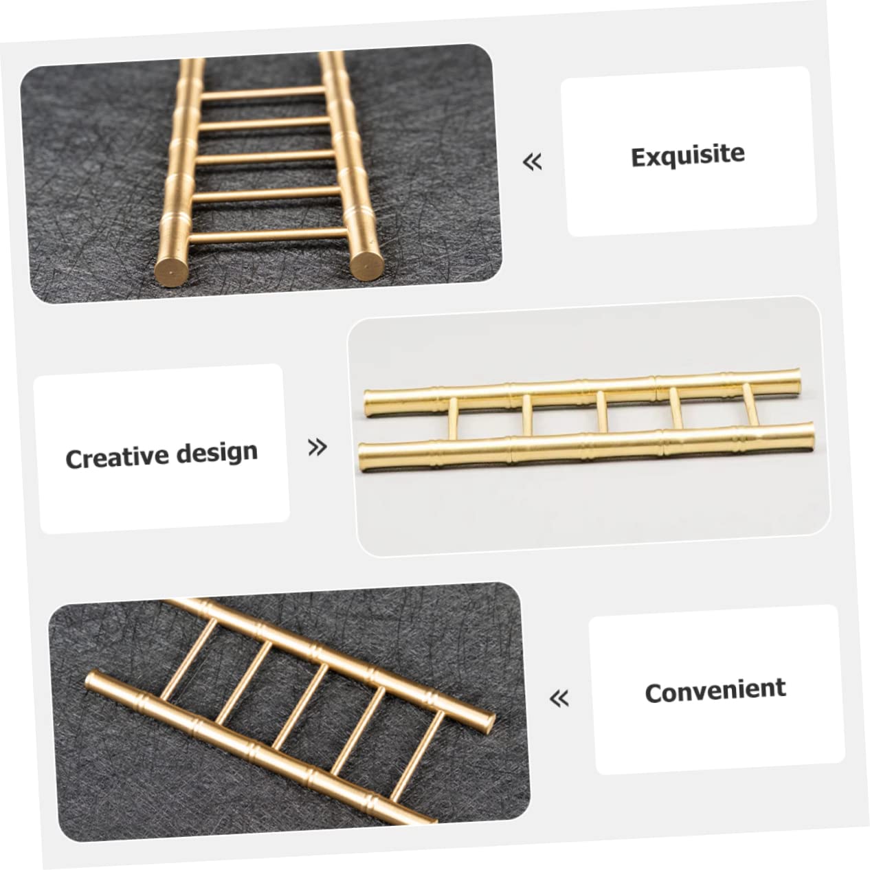 Amazon｜ULTECHNOVO 真鍮のはしご ハシゴ ladder ミニステップラダー