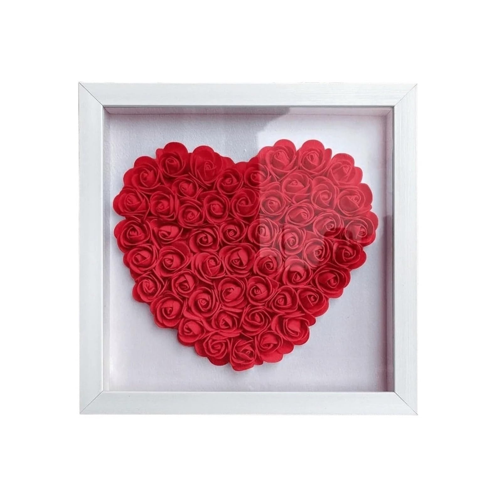 2PCS Flower Shadow Box • Handmade Keepsake For Eternal Bond Frame for Tabletop and Wall(10 inch)