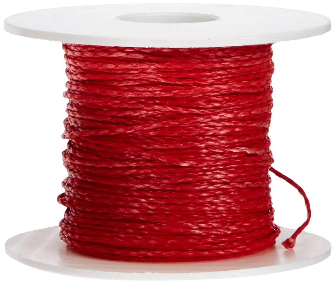 Best divers Leine Dyneema, SK75, ø1.0 mm, Spule 50 m, rot geharzt