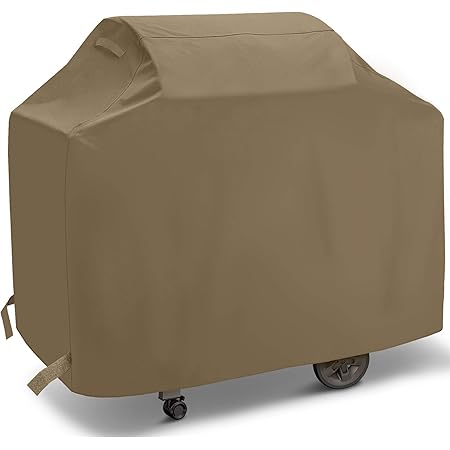 Amazon Com Sunpatio Gas Grill Cover 48 Inch Upgraded Heavy Duty Waterproof Outdoor Barbecue Cover With Sealed Seam Durable Fadestop Material All Weather Resistant For Weber Char Broil Grills And More Taupe