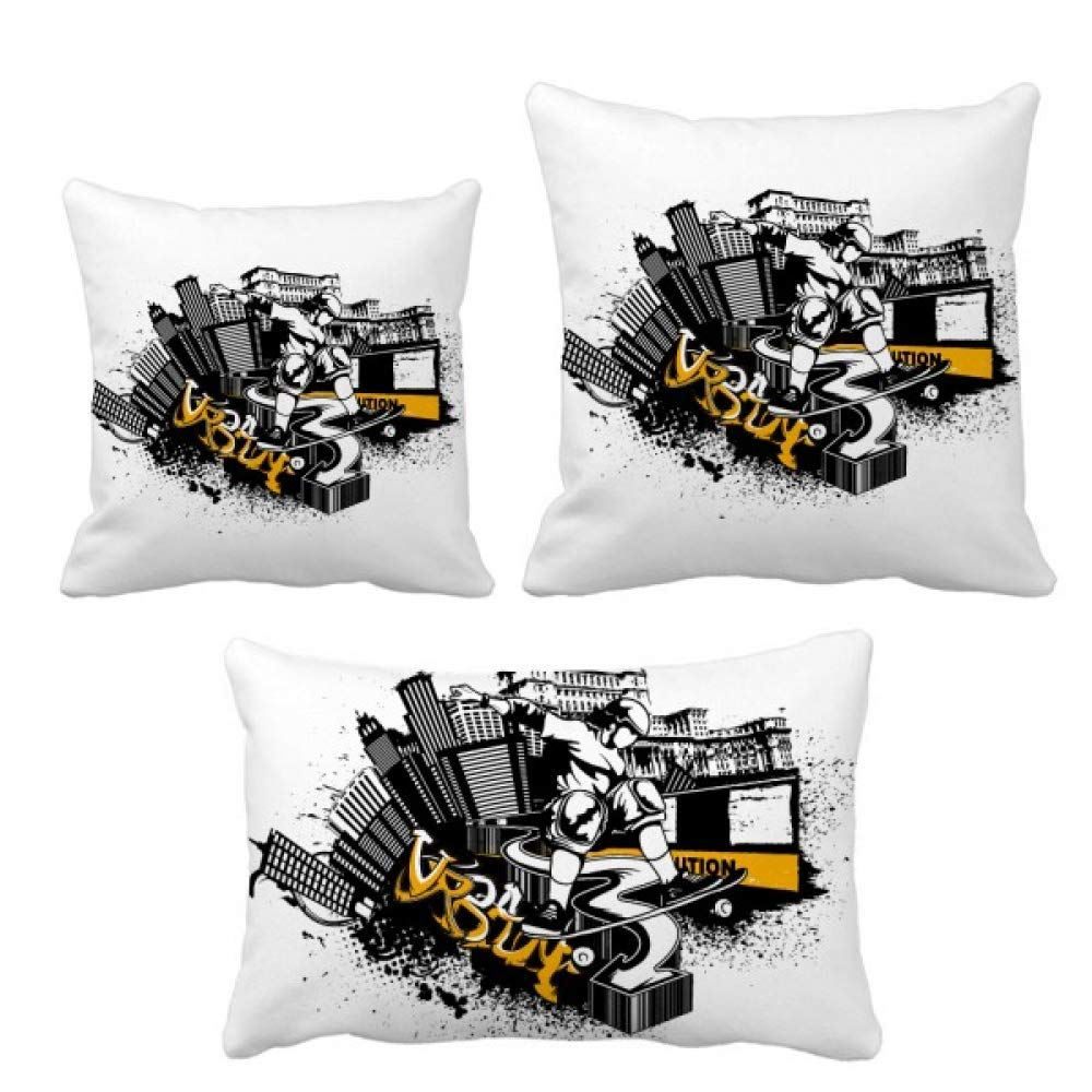 Housse de coussin ski et sport d'hiver pour rénover votre décoration de canapé