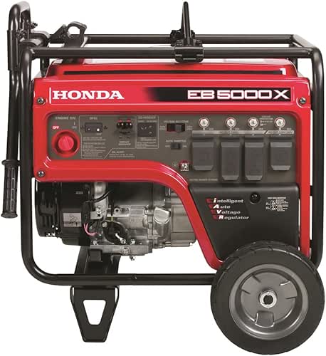 Honda 5,000 Watt Gas Powered 49-State Portable Generator with Co-Minder