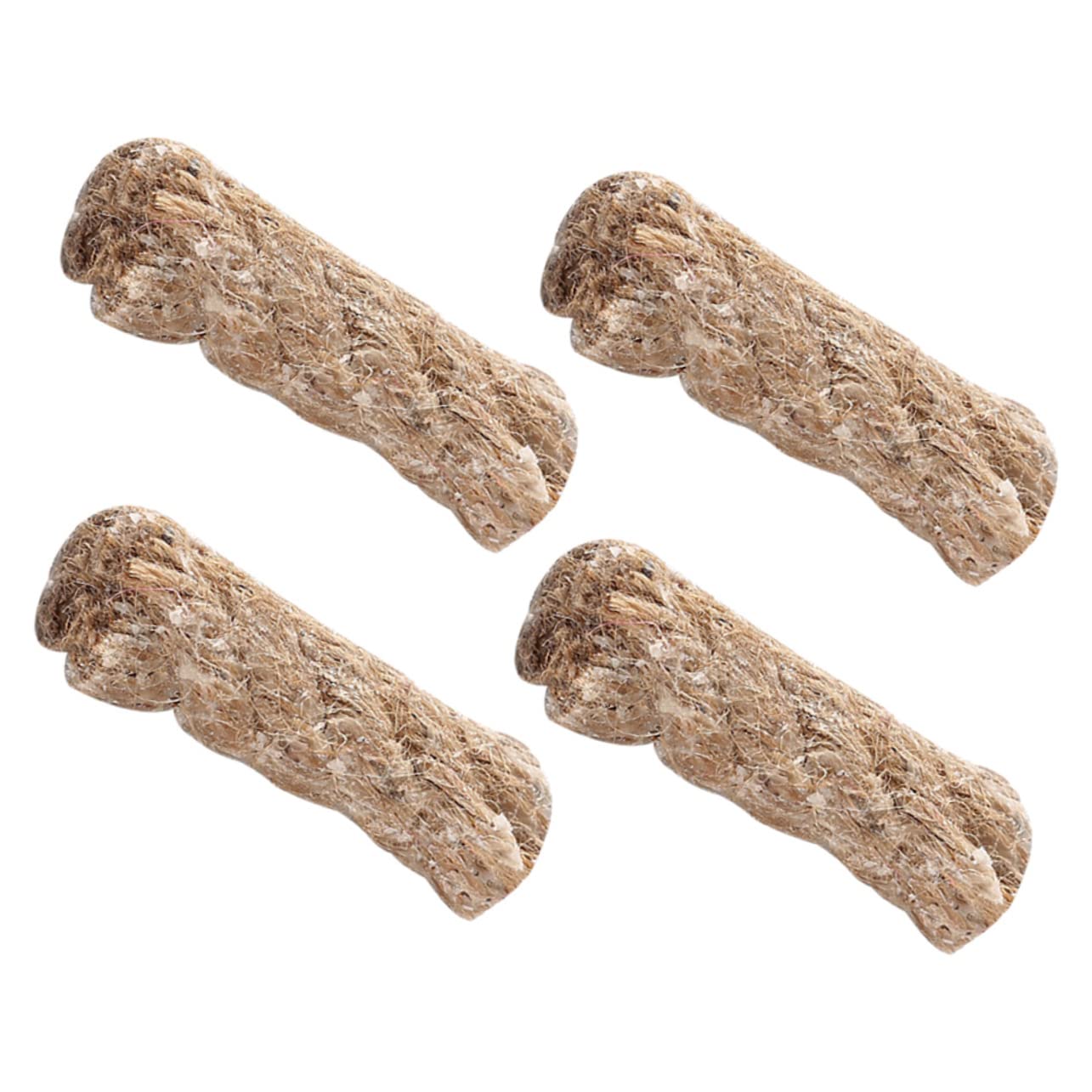 Parliky 4 Pack Outdoor Fire Starter Ropes Ropes for Camping Fire Lighter Ropes Emergency Fire Rope for Barbecues Campfires