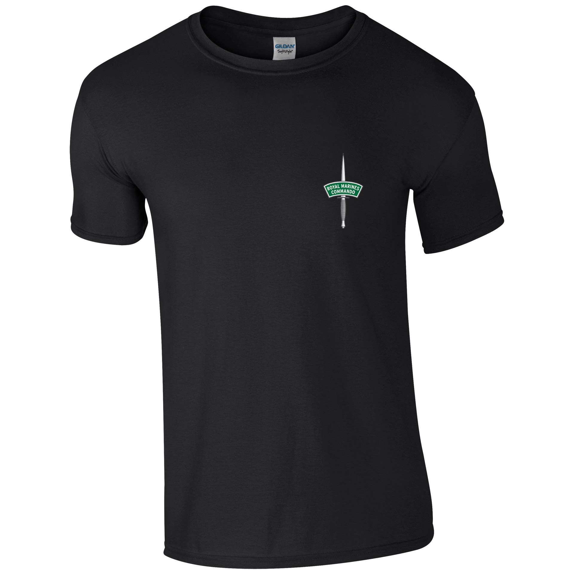 Productsave Royal Marines Commando Dagger Mens Tshirt British Army Military T Shirt (XL, Black)