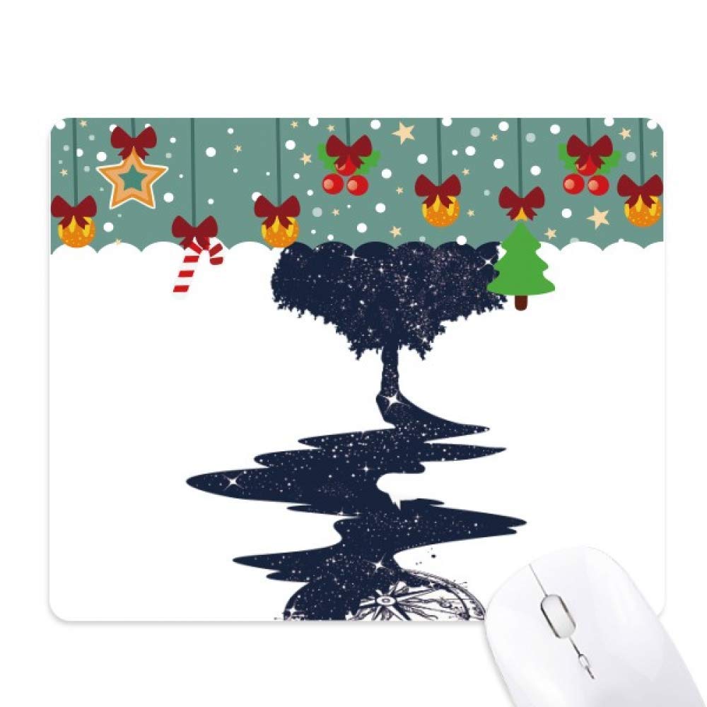 Alfombrilla de ratón con diseño de árbol de compás con base de goma para máxima precisión 5