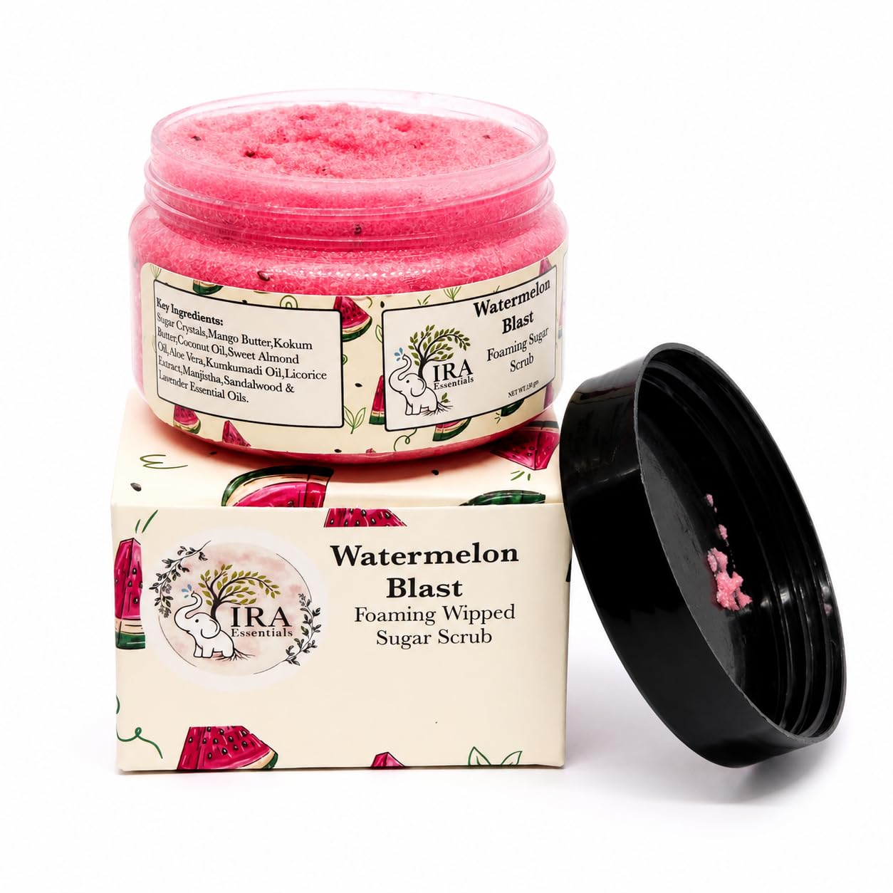 Watermelon Blast Foaming Sugar Scrub, 150g-image-37