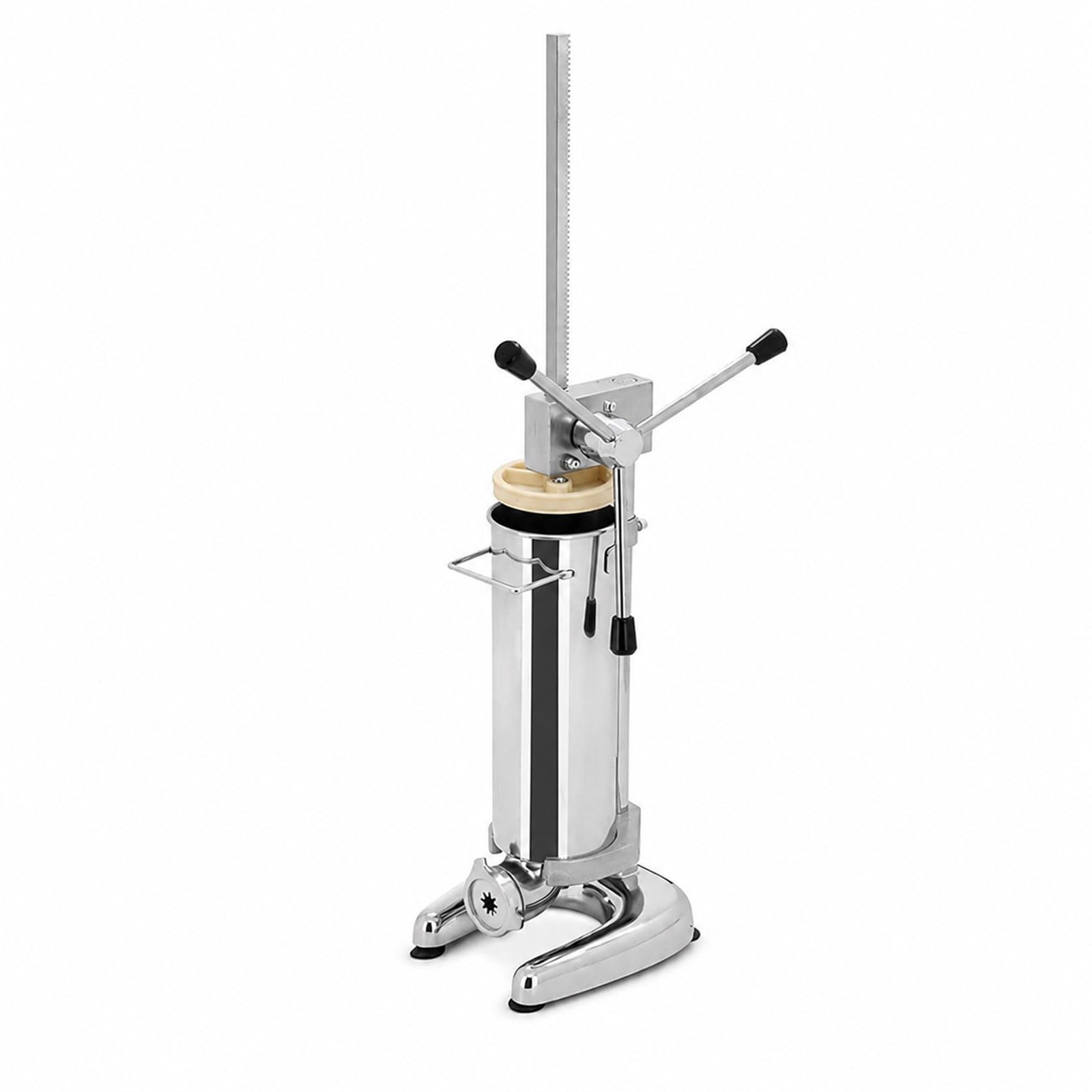 Macchina per Dolci Fritti 3L, Pressa Manuale per Churros con 5 Stampi, Acciaio Inox, per Chiosco, Mercatini, Bar e Catering Uso Professionale da Banco 2L