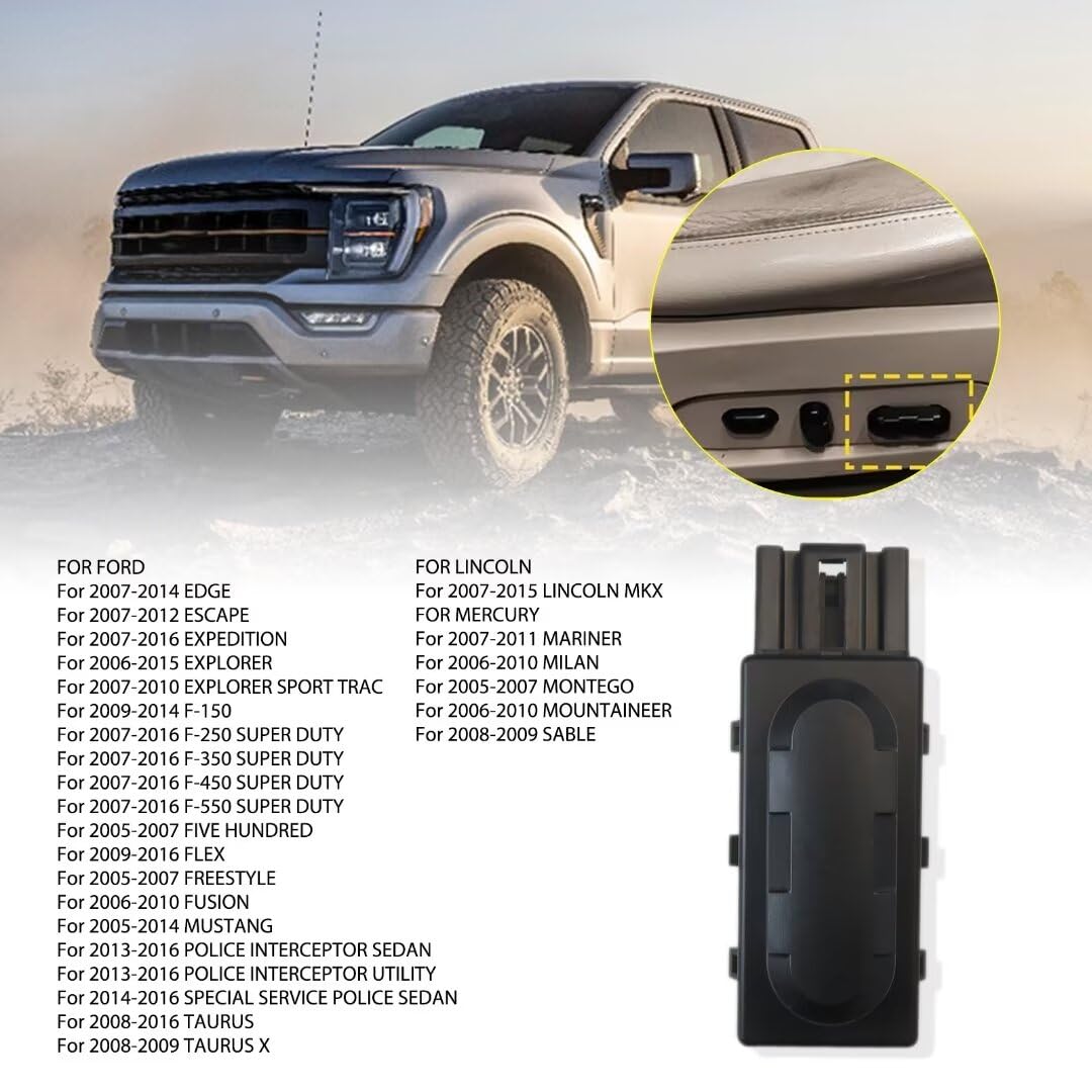SW7258 Interrupteur de siège électrique côté conducteur pour Ford Mustang 2005-2014