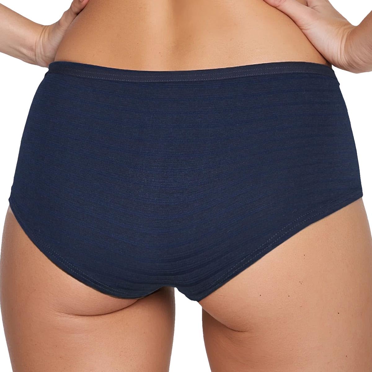 Speidel 5er Pack Cotton & More 3652 Damen Panty aus Baumwollmischung – Weicher, elastischer dezenter Streifenoptik – Nahtlos, Matte Flache Abschlüsse für Glatte Passform