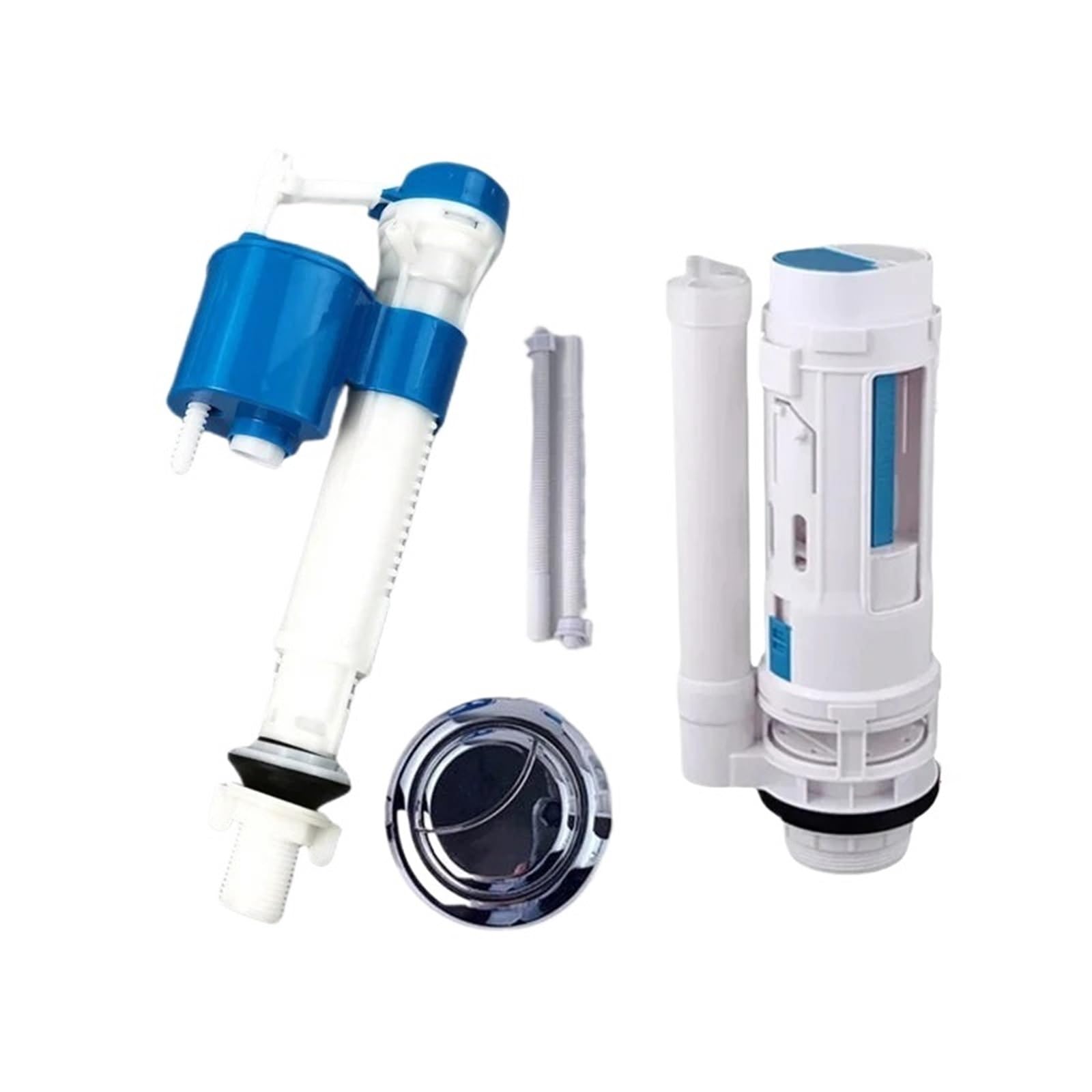 Padgcnor One Color Toilet Flush Valve Toilet Drain Intake Valve Tank Fittings Inlet Flush Water Saving Piece Cistern Mechanism Wc Kits(Split 24Cm B2)