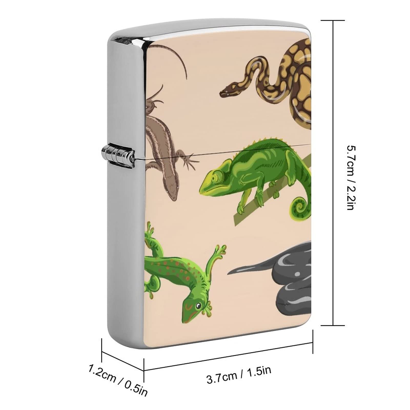 Amazon.co.jp: Pirfe ライター アーマー カメレオン ヤモリ ヘビ