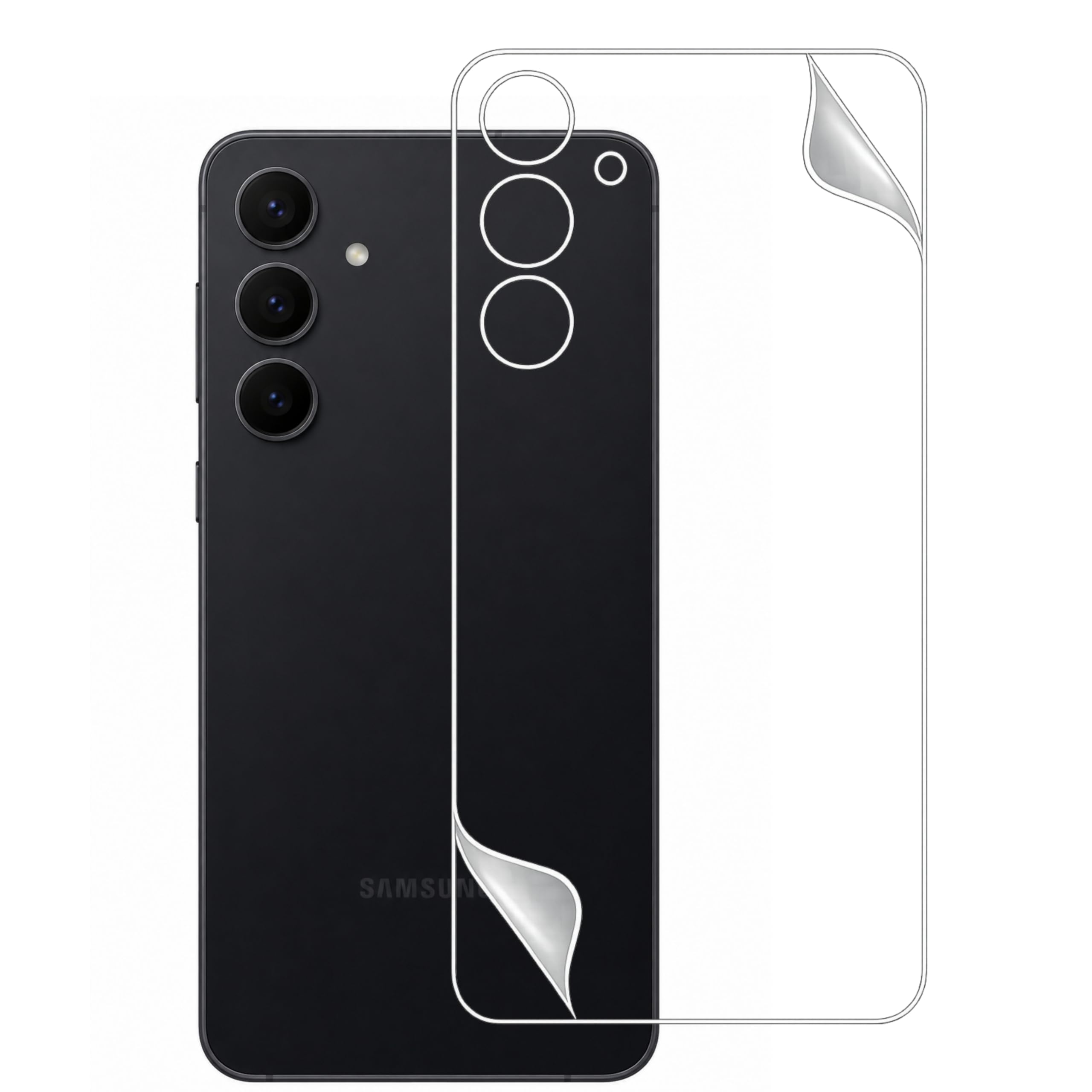VIYAN Hydrogel Back Skin Protector Compatible For Samsung Galaxy S24 FE 5G | Scratch Resistant | Ultra Thin | Bubble Free | Full Coverage | Easy Installation Kit | Pack Of 1 |-image-35