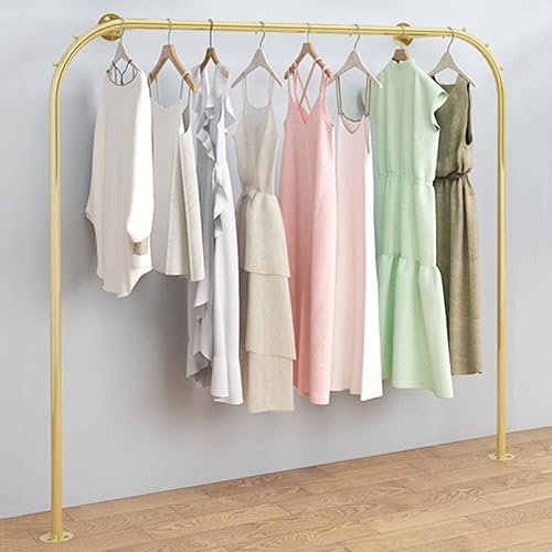 Estante de ropa creativa Estante de la tienda de ropa, Soporte de exhibición de ropa de metal comercial Carril de ropa, Barra de ropa al por menor