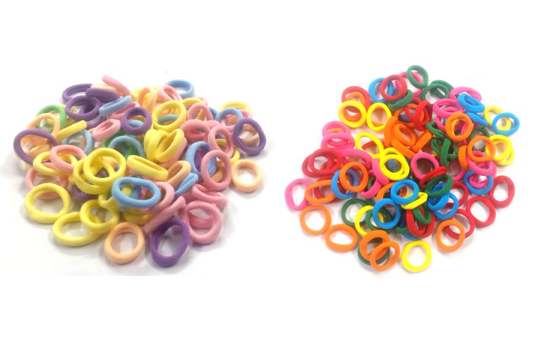RosePetals ™ Mini Hair Rubber Bands Multi Bright & Dark Colored Elastic Cotton Stretch Hair Ties Ponytail Holder. For Baby Girls. (Light & dark 200 Pcs) (B08XZQQRS2) Amazon Price History, Amazon Price Tracker