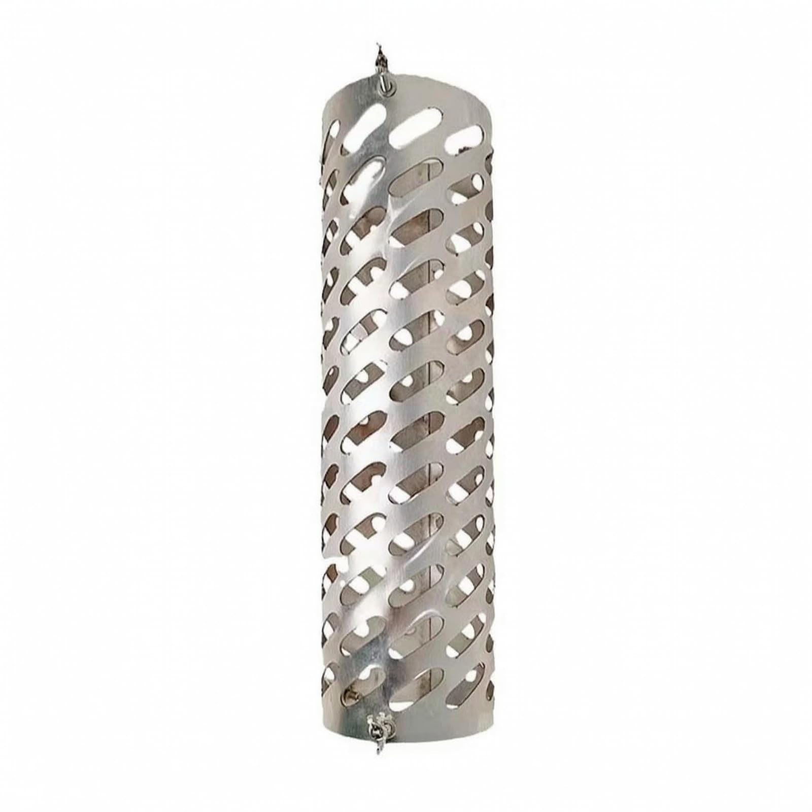 Protezione per Canna Tubo di Scarico Con, Rete Antiscottatura Modello B, Dimensioni 32x9 Cm, In Acciaio Inossidabile
