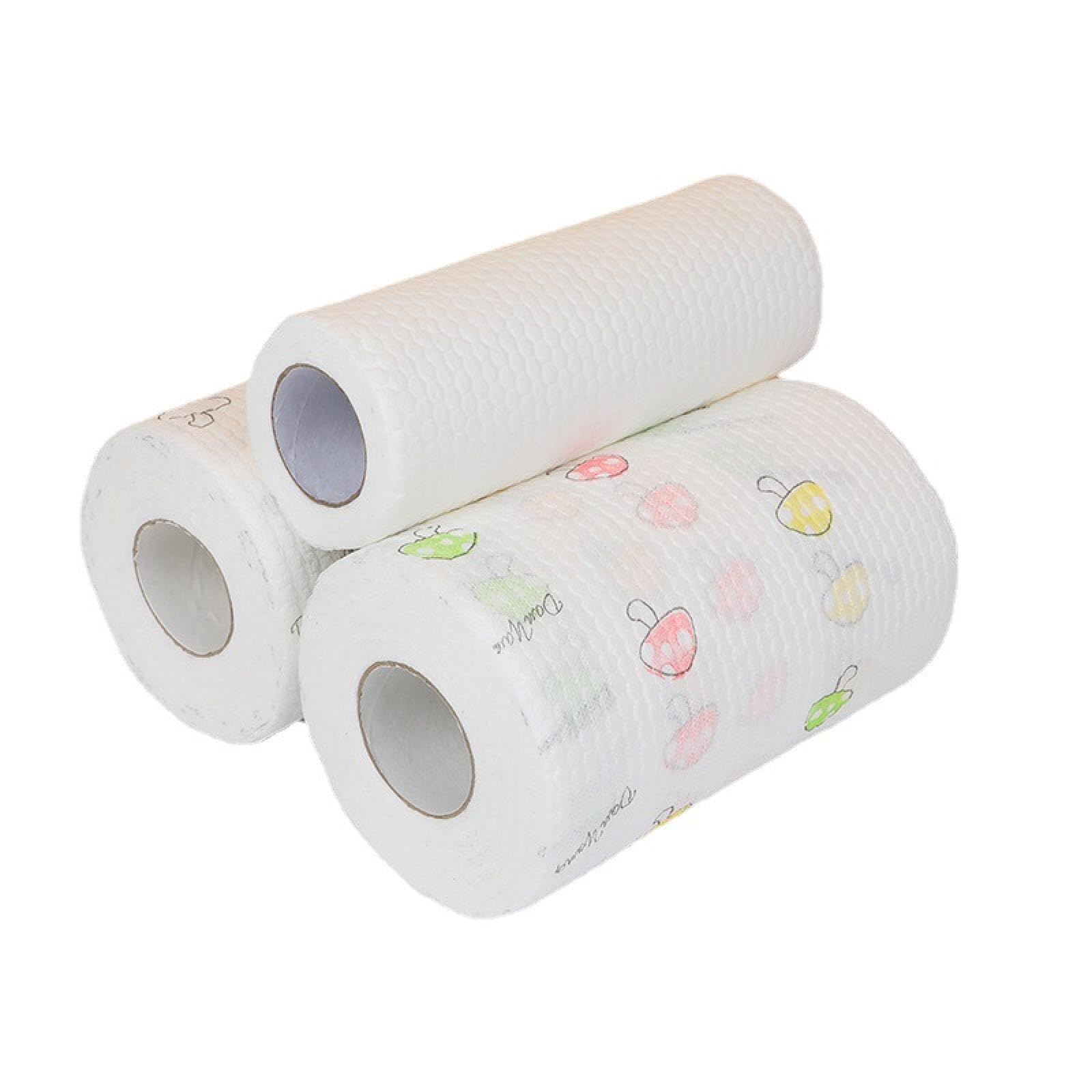 GeRRiT Washable Rags Kitchen Wet and Dry Cleaning Paper Disposable Dishcloths