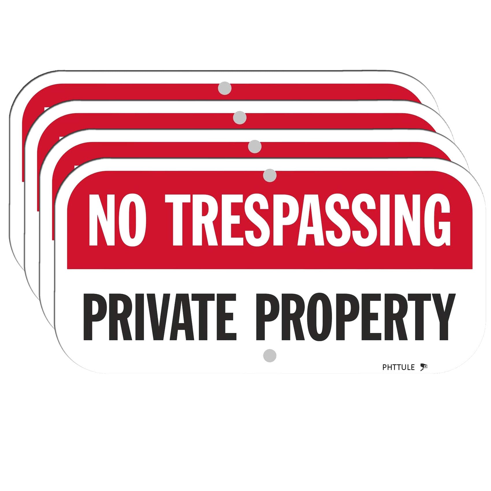 amazon-com-phttule-no-trespassing-sign-4-pack-private-property-no-trespass-sign-6-x-12-inches-uv-printed-40-mil-rust-free-heavy-duty-aluminum-weatherproof-security-signs-for-home-and-business-office-products for Free No Trespassing Signs Printable Amazon.com : PHTTULE No Trespassing Sign 4 Pack, Private Property No Trespass Sign, 6 x 12 Inches UV Printed 40 Mil Rust Free Heavy Duty Aluminum, Weatherproof Security Signs for Home and Business : Office Products for Free No Trespassing Signs Printable