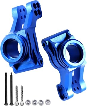 Rear Knuckle Arms for 1/5 KRATON 8S BLX,Outcast 8S BLX Upgrade Parts,2PCS Aluminum Rear Hubs Knuckle Arms Hop-up for 1/5 Outcast/KRATON 8S BLX,Replace ARA330565,Navy Blue Rear